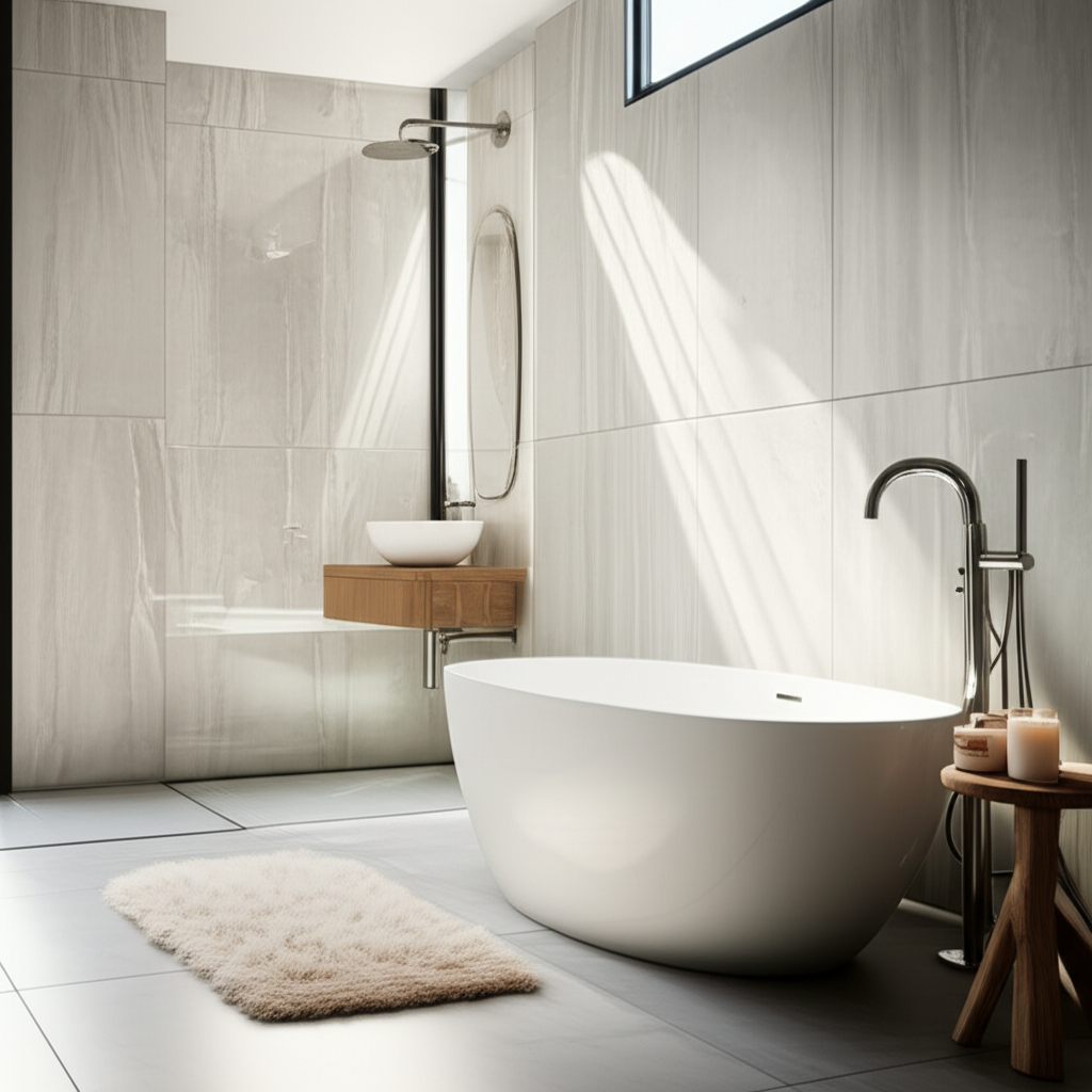 Spa-Inspired Bathroom